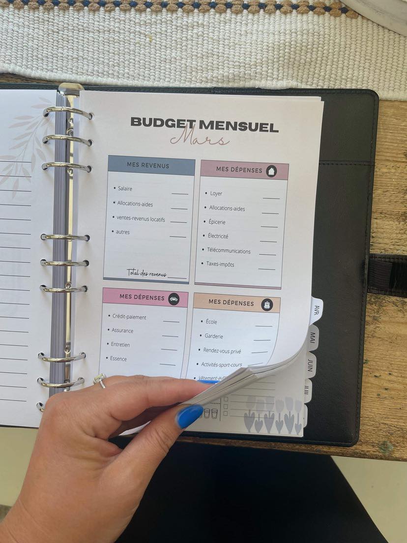 THE agenda- Disponible en petit, grand, noir ou turquoise.