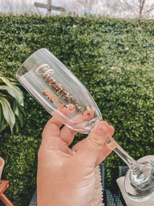 Autocollant Champagne DIET