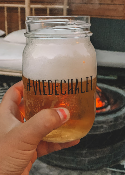 Autocollant #Viedechalet