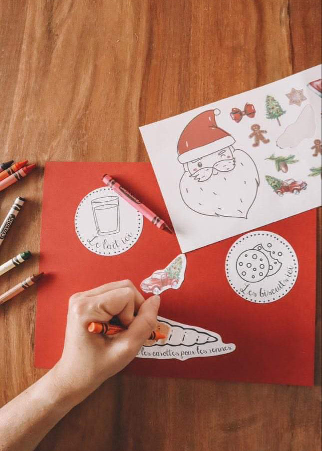 Napperon pour le Père Noël