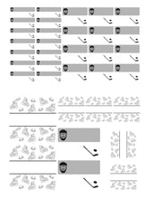 Charger l&#39;image dans la galerie, Étiquette scolaire/garderie Hockey

